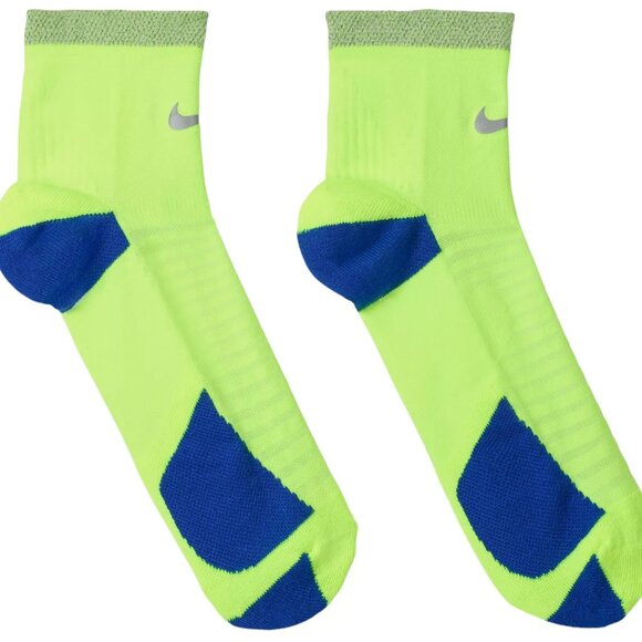 NWT Nike Spark Cushioned Ankle Yellow Running Socks - Picture 7 of 7